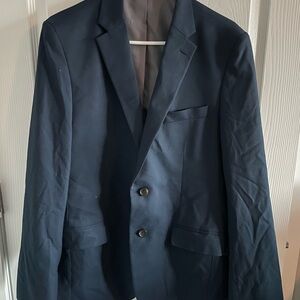Men's Haggar H26 Tailored Fit Navy Blazer - 40R